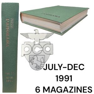 Porsche Panoramic Hardcover Bounded Magazines Vintage 1991 JULY-DEC PCA